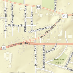 300-398 Southgate Avenue Tyler TX Street Map