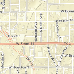 414-488 South Palace Avenue Tyler TX Street Map