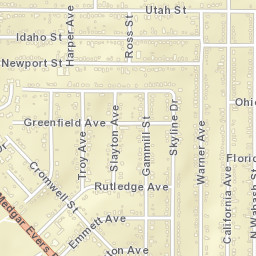 4004 Medgar Evers Blvd Jackson MS Street Map