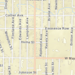 3601-3611 Mosley Ave Jackson MS Street Map