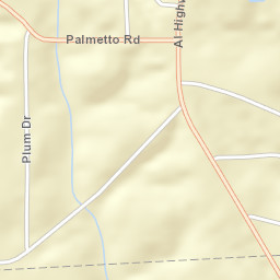 Dayton Alabama Street Map