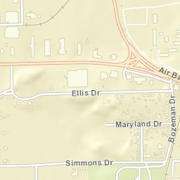 Memorial Heights Alabama Street Map