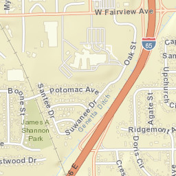 Carver Park Alabama Street Map