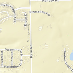 Ranchette Estates Alabama Street Map