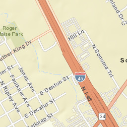 105 Chamber of Commerce Drive, Ennis, TX Street Map