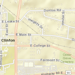707-709 Dunton Rd Clinton MS Street Map