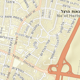 Netanya Street Map