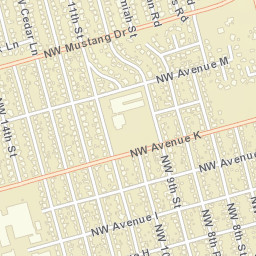 1309 NW Mustang Dr Andrews TX Street Map