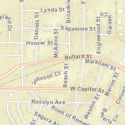 4231-4499 Hoover St Jackson MS Street Map