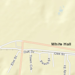 White Hall Alabama Street Map