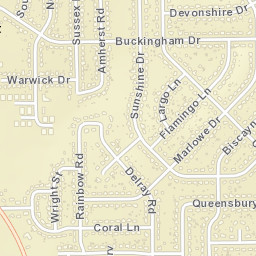 Sunshine Acres Alabama Street Map