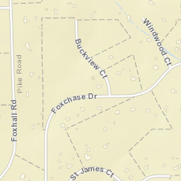 Foxchase Alabama Street Map