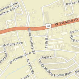 1741-1755 W Hadley Ave, Las Cruces, NM Street Map