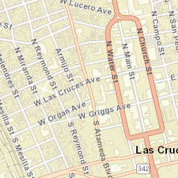 101-199 East Griggs Avenue, Las Cruces, NM Street Map