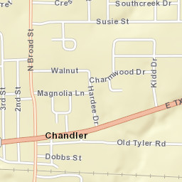 602 Brookside Drive Chandler TX 75758 Street Map