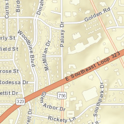 3333 Troup Highway, Tyler, TX 75701 Street Map