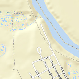 Benton Alabama Street Map