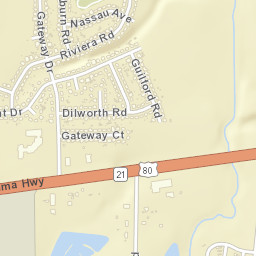 Twin Gates Estates Alabama Street Map