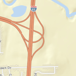 Southlawn East Alabama Street Map