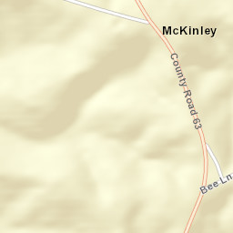 McKinley Alabama Street Map