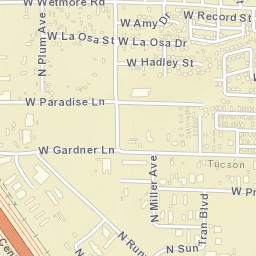 3909 N Runway Dr, Tucson, AZ 85705 Street Map