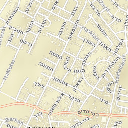 Even Yehuda Street Map
