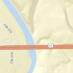 U.S. 67, Rainbow, TX 76077, USA Street Map