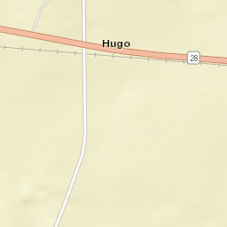 Hugo Alabama Street Map