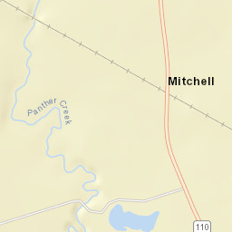 Mitchell Alabama Street Map