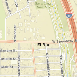 El Rio Arizona Street Map
