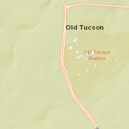 Old Tucson Arizona Street Map