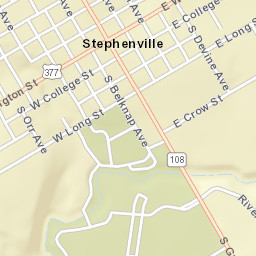 201-299 West Long, Stephenville, TX Street Map