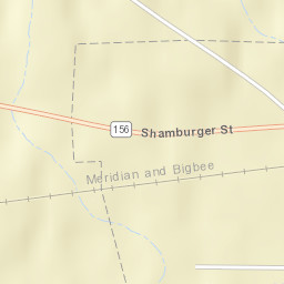 Pennington Alabama Street Map