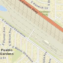 Pueblo Gardens Arizona Street Map