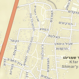 Kefar Shemaryahu Street Map