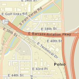 Polvo Arizona Street Map