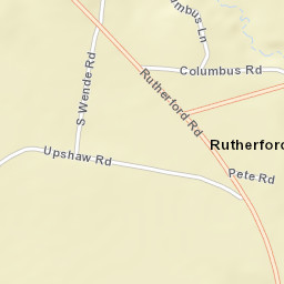 Rutherford Alabama Street Map