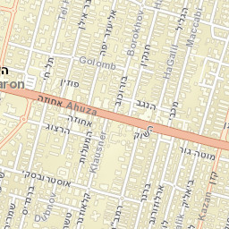 Ra'anana Street Map