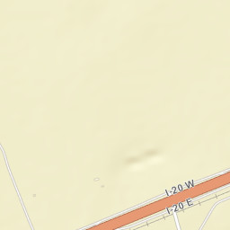 I-20 Texas America Street Map