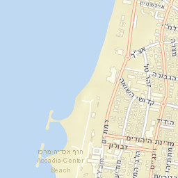 Herzliya Pituah Street Map