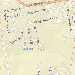 401-437 W Sabine St, Carthage, TX 75633 Street Map