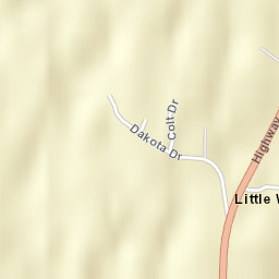 Little Walker Alabama Street Map