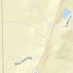 Zion Alabama Street Map