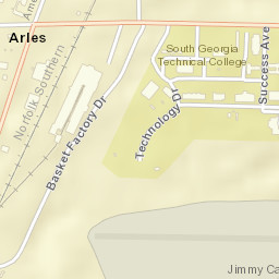 South Georgia Tech Parkway, Andersonville Street Map