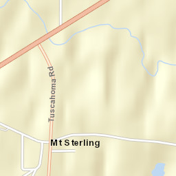Mount Sterling Alabama Street Map