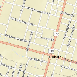 198 S Patrick St, Dublin, TX 76446 Street Map