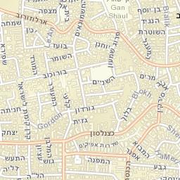 Ramat Gan Street Map