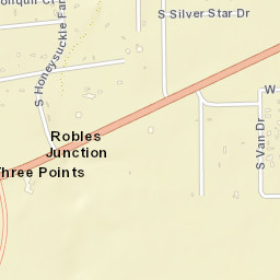 Robles Junction Arizona Street Map
