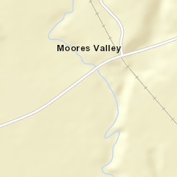 Moores Valley Alabama Street Map