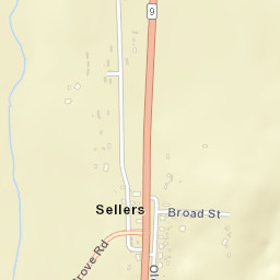 Sellers Alabama Street Map
